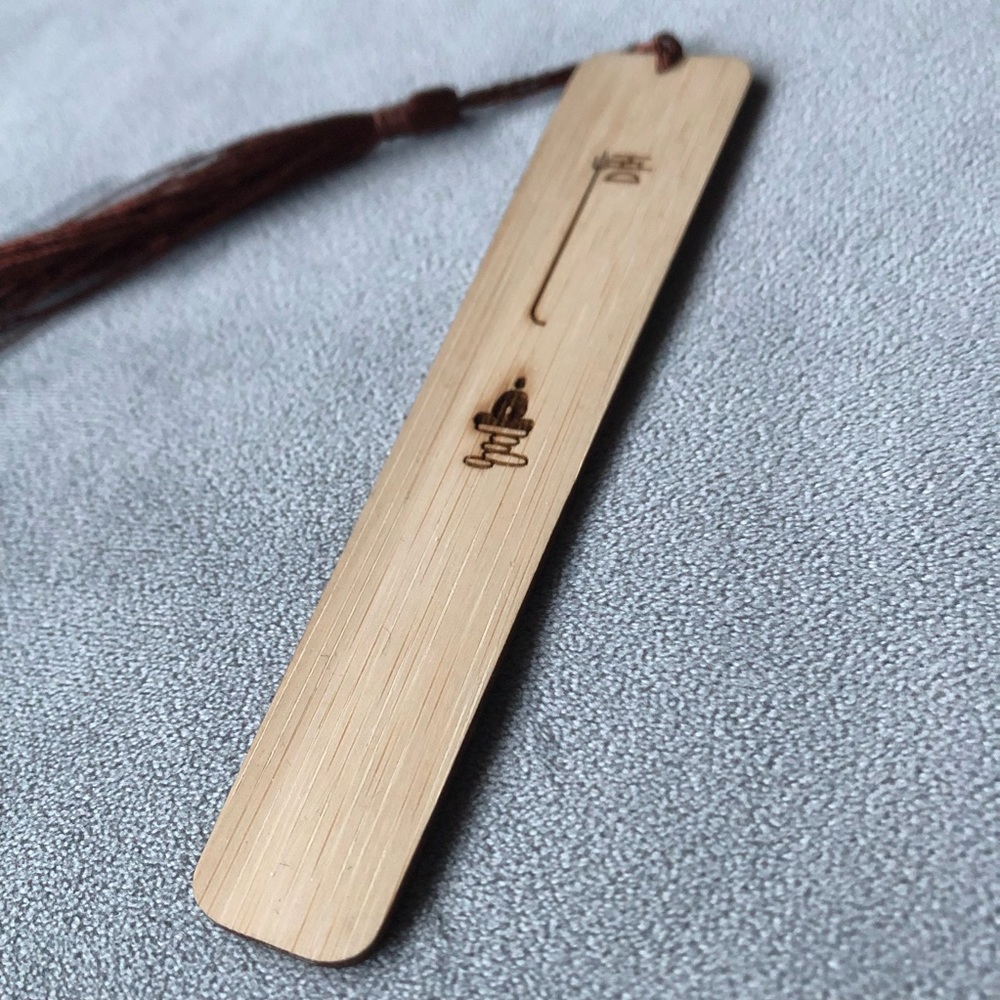 Bamboo Bookmark ~ Beautiful Asian Design ~ Brand New!